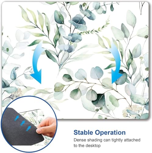 Image of Premium-Textured Mouse Pad, Non-Slip Rubber Base Mousepad for Laptop, Computer & PC, 9.5x7.9 in - Enhanced Precision, Ergonomic Comfort, Ideal for Gaming & Office (Green Grass)