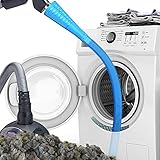 Dryer Vent Cleaner Kit Vacuum Hose Attachment Brush Lint Remover Power Washer and Dryer Vent Vacuum Hose (V1-Blue)