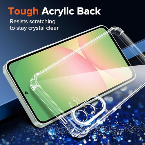 Image of Lustree Back Cover Transparent Case Compatible with Samsung Galaxy M13 5G | Clear + TPU Case with 4 Corner Air Cushion Protection & Camera Protection | Slim& Stylus Cover