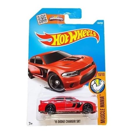 2016 Muscle Mania, '15 Dodge Charger SRT Hellcat [Red] Hot Wheel