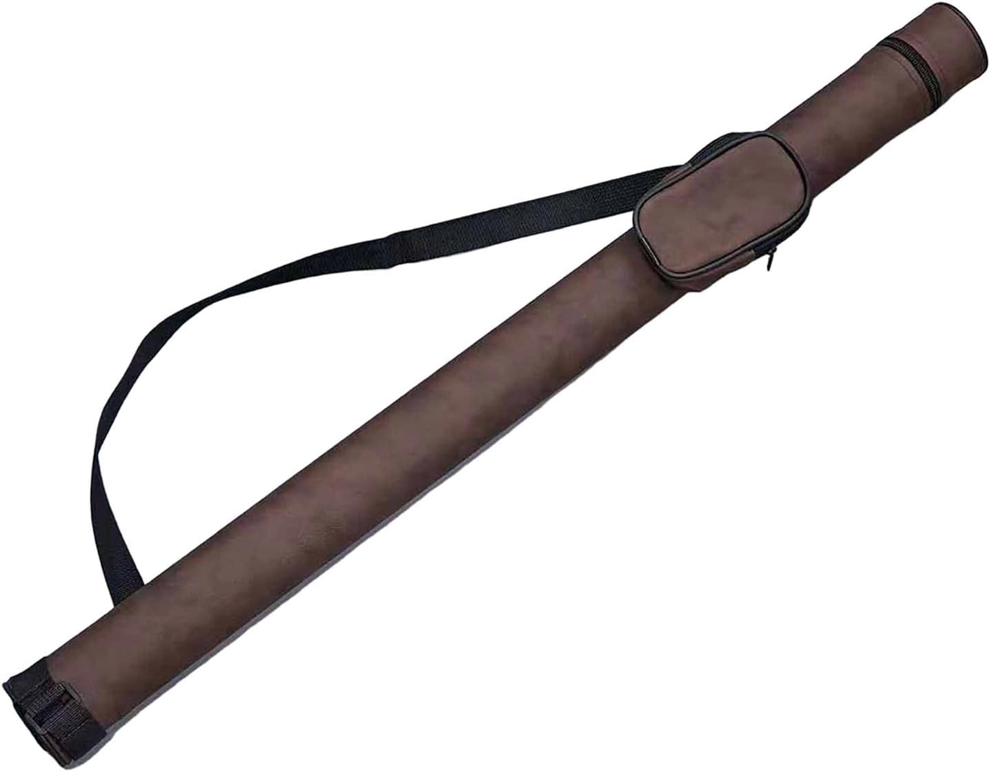 pistro Pool Cue Case for 1/2 Sticks - Adjustable Shoulder Strap Storage Container Travel Carrier for Billiard Supplies
