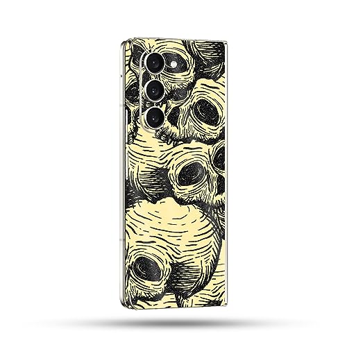 Image of MightySkins Skin Compatible with Samsung Galaxy Z Fold 5 Full Wrap - Puppy Fall | Protective, Durable, and Unique Vinyl Decal wrap Cover | Easy to Apply, Remove, and Change Styles | Made in The USA