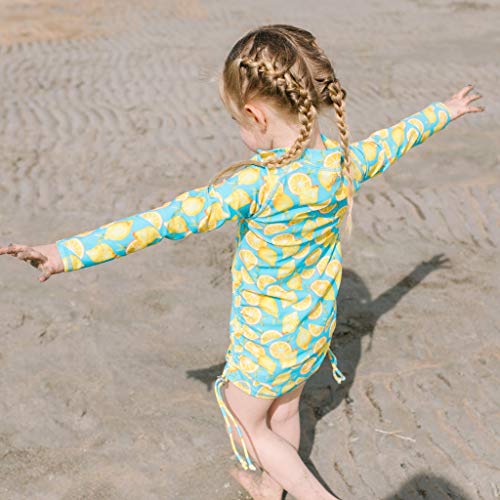 Image of SwimZip Girls' Long Sleeve Swim Dress Cover Up Swimsuit - UPF 50+ Sun Protection