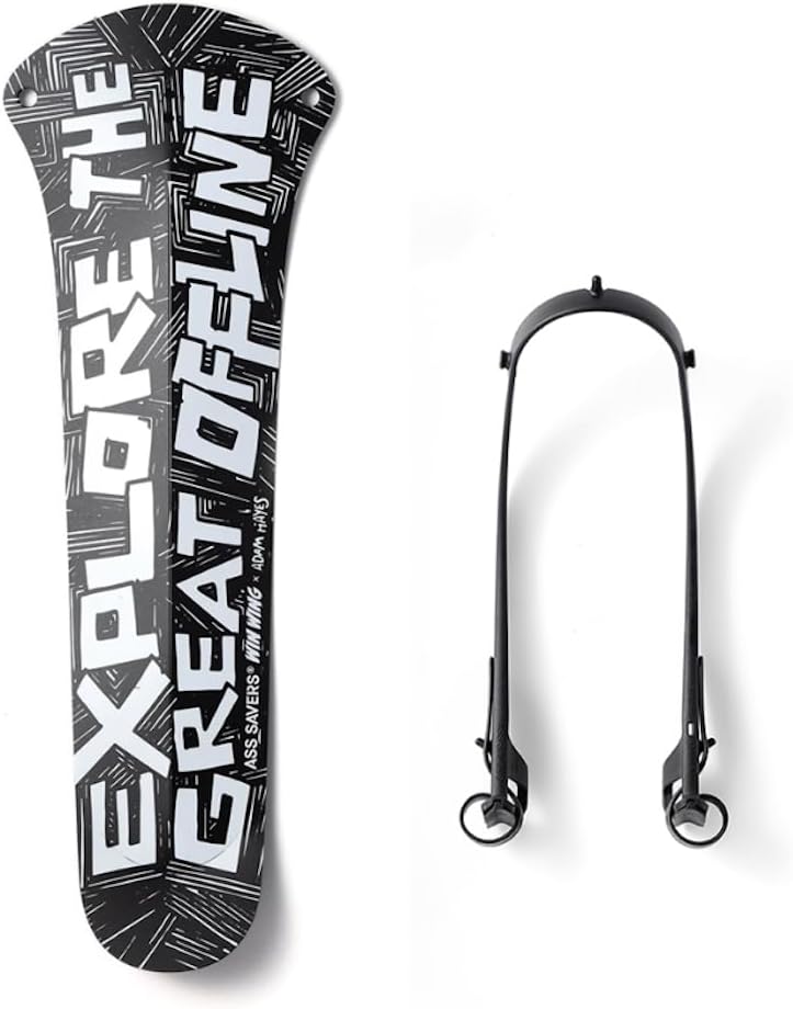 Ass Savers Bicycle Rear Fender Win Wing 2 Gravel Mud Flaps Mudguard