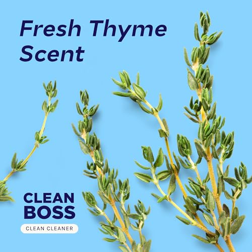 Botanical Disinfectant Multi-Surface Cleaner - 128 oz - Kills 99.9% of Germs + Viruses - Fresh Thyme Scent