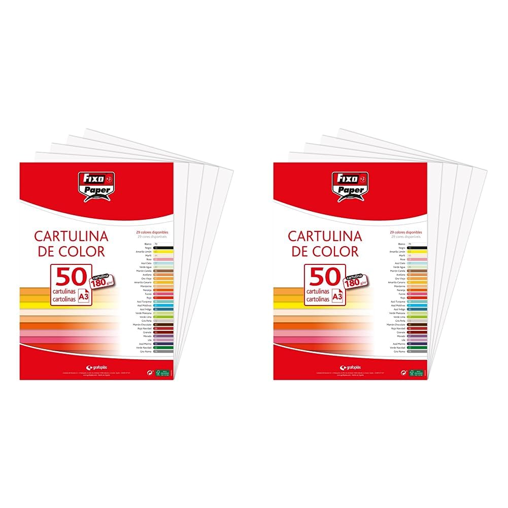 Fixo Paper 11110470 - Pack de 100 – Cartulina blanca A4, 180g — view 94