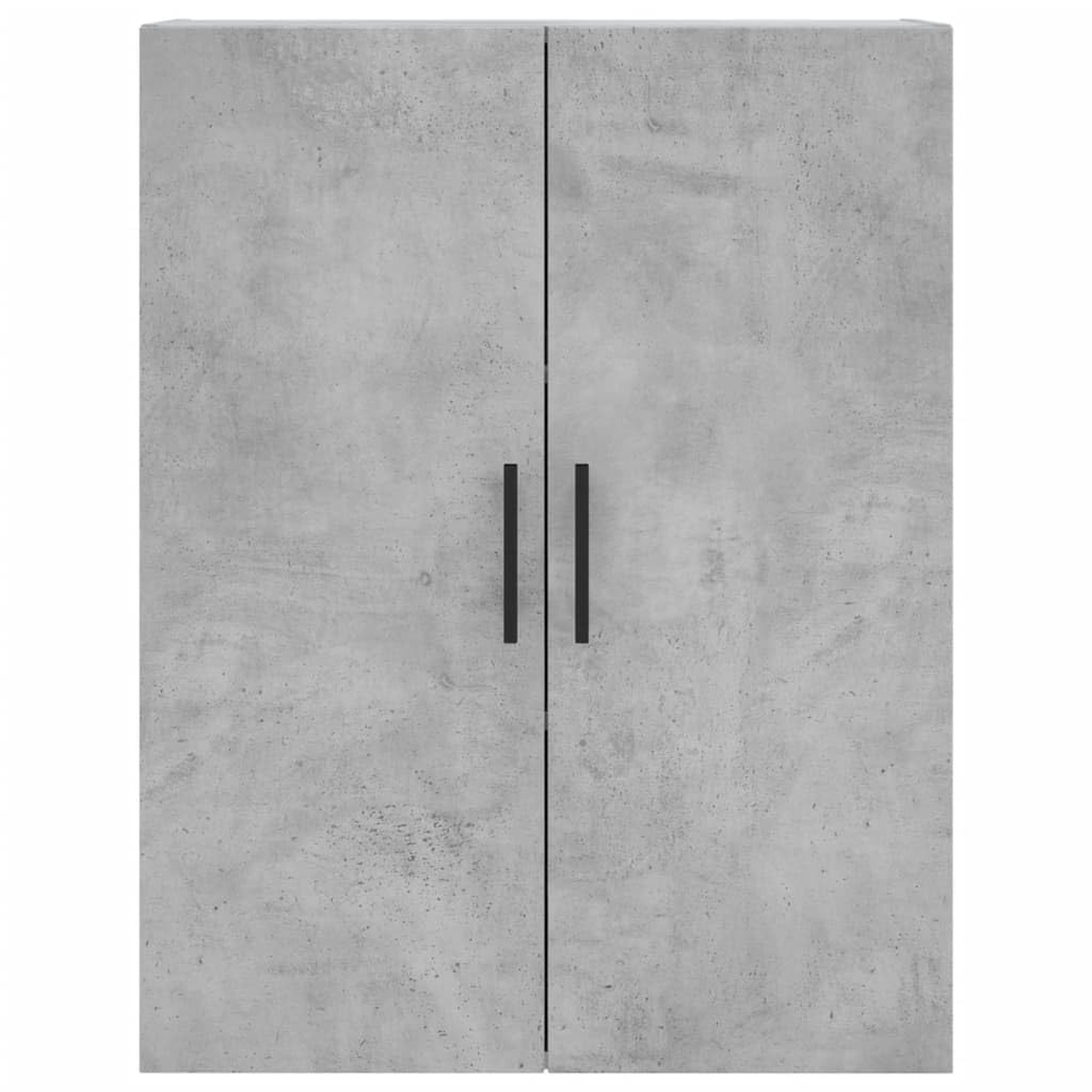 SKM Armario de pared gris hormigón 69,5 x 34 x 90 cm, 26,2 kg, color gris