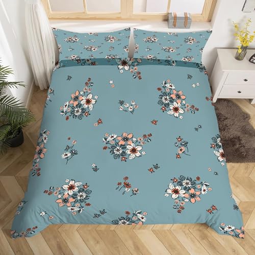 Parure de Lit Fleur 240x260 en Microfibre Premium Confort Supérieur