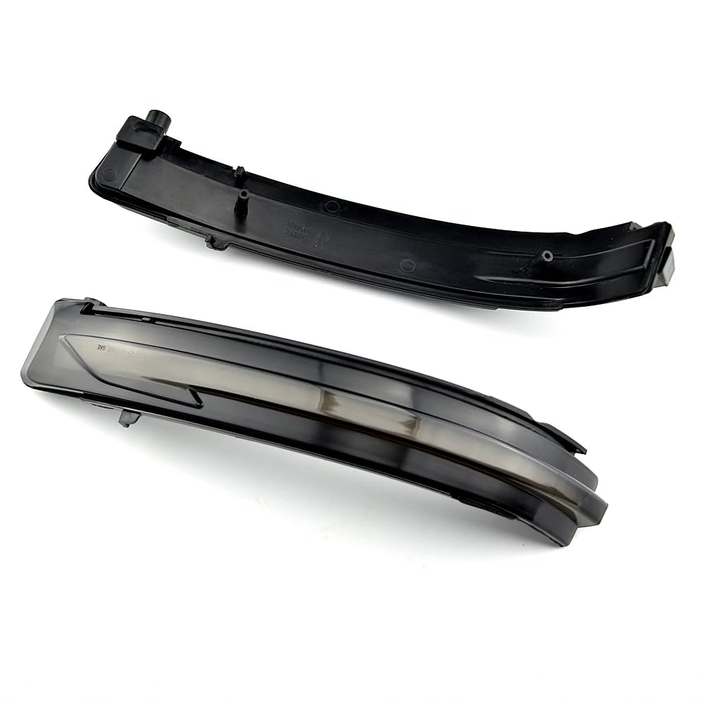 Indicatori di direzione dinamici a LED nello specchietto retrovisore per N-issan Qashqai J11 X-Trail T32 Rogue Murano Z52 Pathfinder R52 Terra6 (Nero)