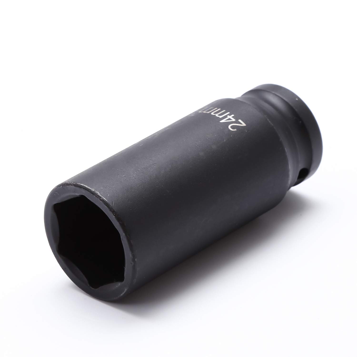 KATSU 1/2" llaves de Vaso Impacto 35 Piezas, Juego de Llaves de Vaso de Impacto Profundo, Llave Métrica Resistente de 8mm a 32mm, Herramienta de Reparación Motores Camiones Tractores 420445