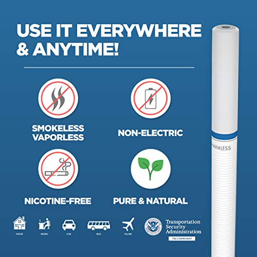 stop smoking smokeless inhaler with soft tip chewable mouth grip for maximum relief oral fixation support clinically studied oxygen inhaler quit smoking aid oxygen inhaler 1 pack