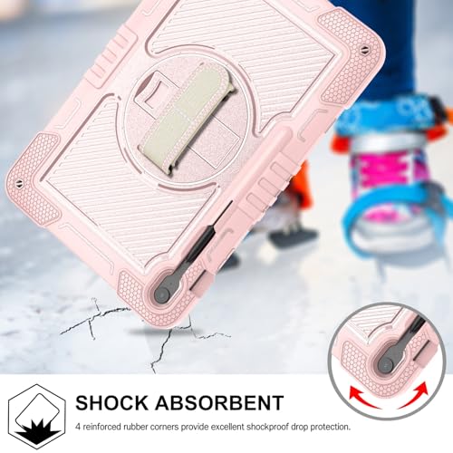 Coque antichoc Samsung Galaxy Tab S10 FE+ sangle pour protéger l'écran - 4