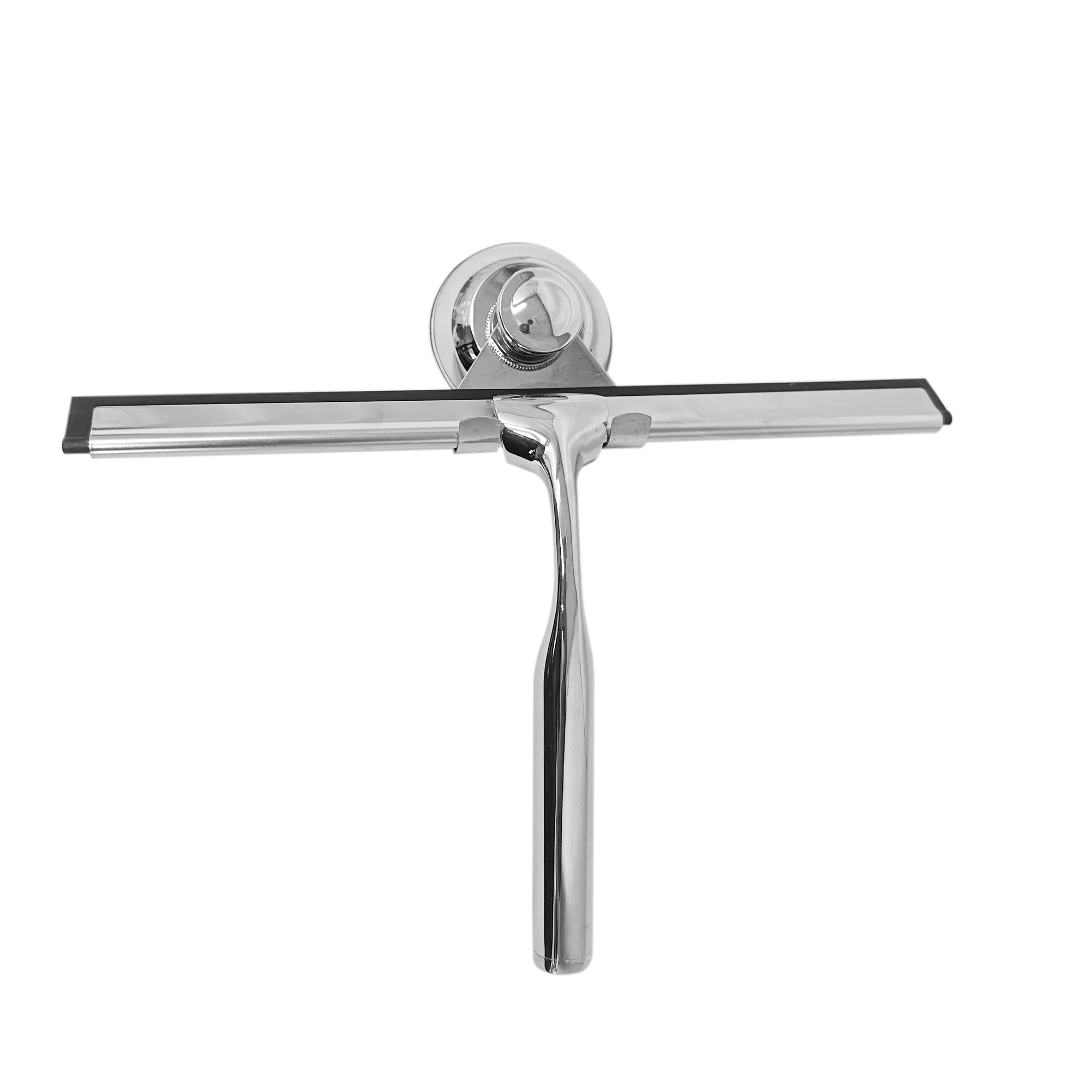 Plastific Shower Squeegee Stainless Steel Window Squeegee Window Cleaner Shower Wiper With Hook, Squeegees For Bathroom Mirror Wiper, Window Glass Cleaning (1 X Squeegees Wiper)