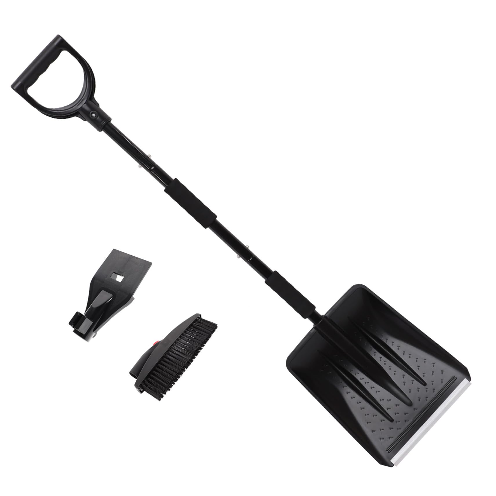 Milisten 1ensemble Shovel à Neige Multifonctionnelle pour Voiture Grattoir à Glace Amovible Outil De Nettoyage De Pare-Brise pour Éliminer La Neige Givre Conception Ergonomique Et