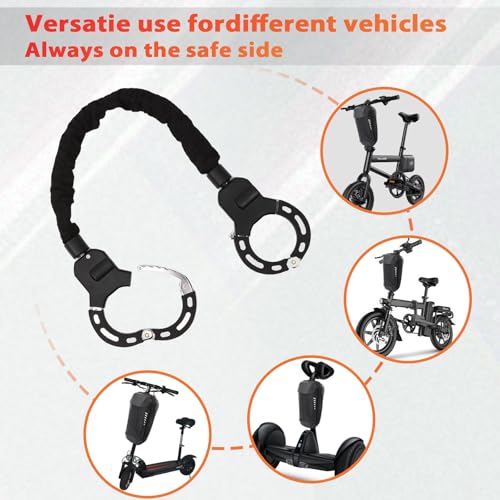 FODAHRWS Electric Scooter Lock with Alarm