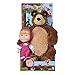 Simba Oso Masha And The Bear Muñeca Con Peluche, multicolor (9301016)