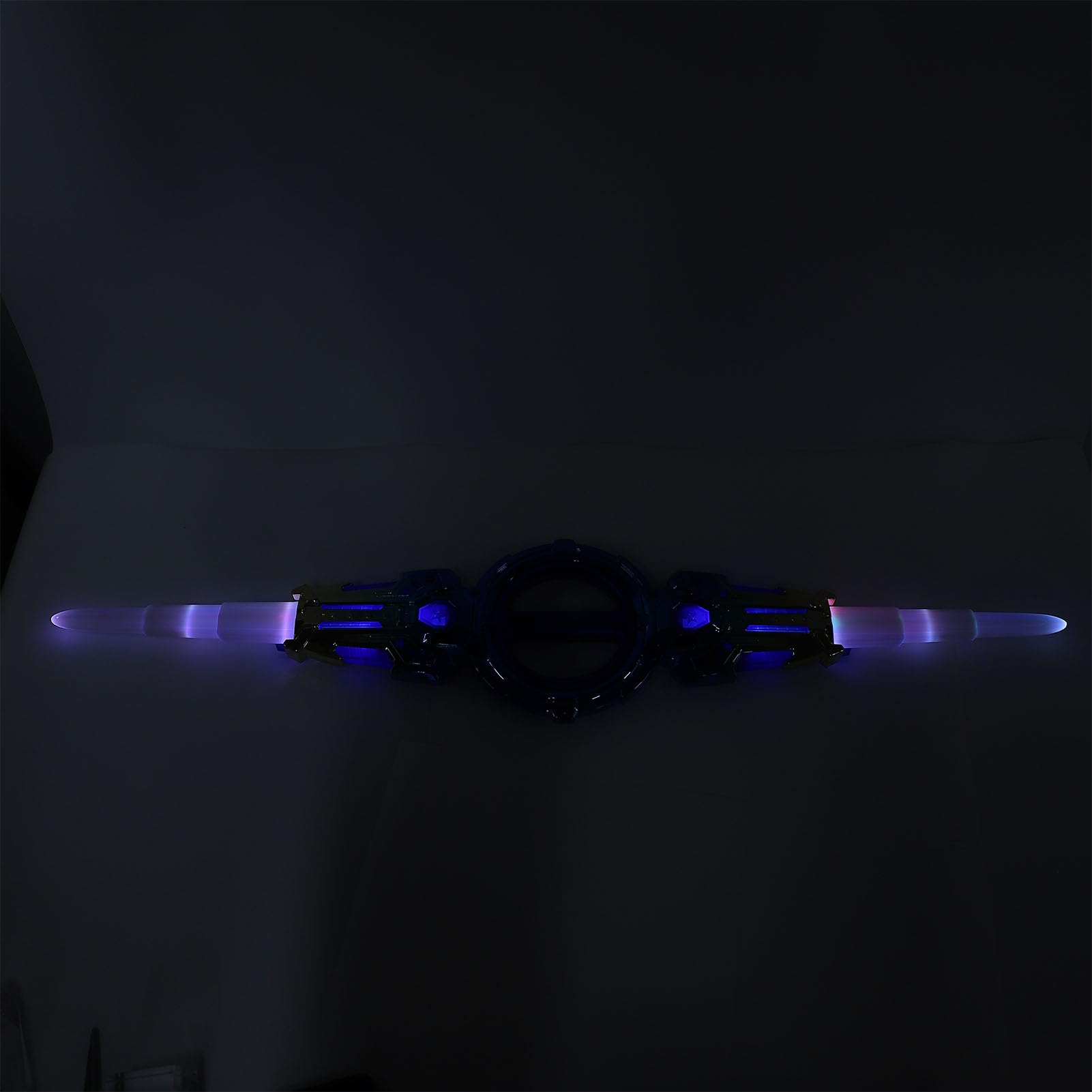 Naroote Giocattolo con Spada Rotante Estensibile, Spada Illuminata Retrattile con Luci LED Colorate, per Giochi All'aperto per Bambini e attività Genitore-Figlio (Blue)