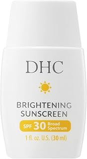 DHC Brightening Sunscreen SPF 30 Broad Spectrum, Mineral-Based, Brightening, Premature aging, Fragrance and Colorant Free,...