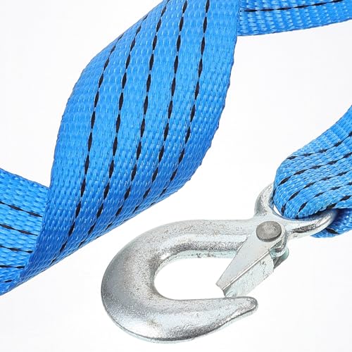 Sangle de treuil pour remorque en polyester et acier pour cargaisons