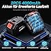 Yofuly Akku Hochdruckreiniger für Makita 18V Akkus, 2X 4000mAh Batterien Tragbarer Akku Druckreiniger, 4 Einstellstufen, 6-in-1Düse, Schaumsprüher, Filterkessel, 5M Schlauch | Auto Garten
