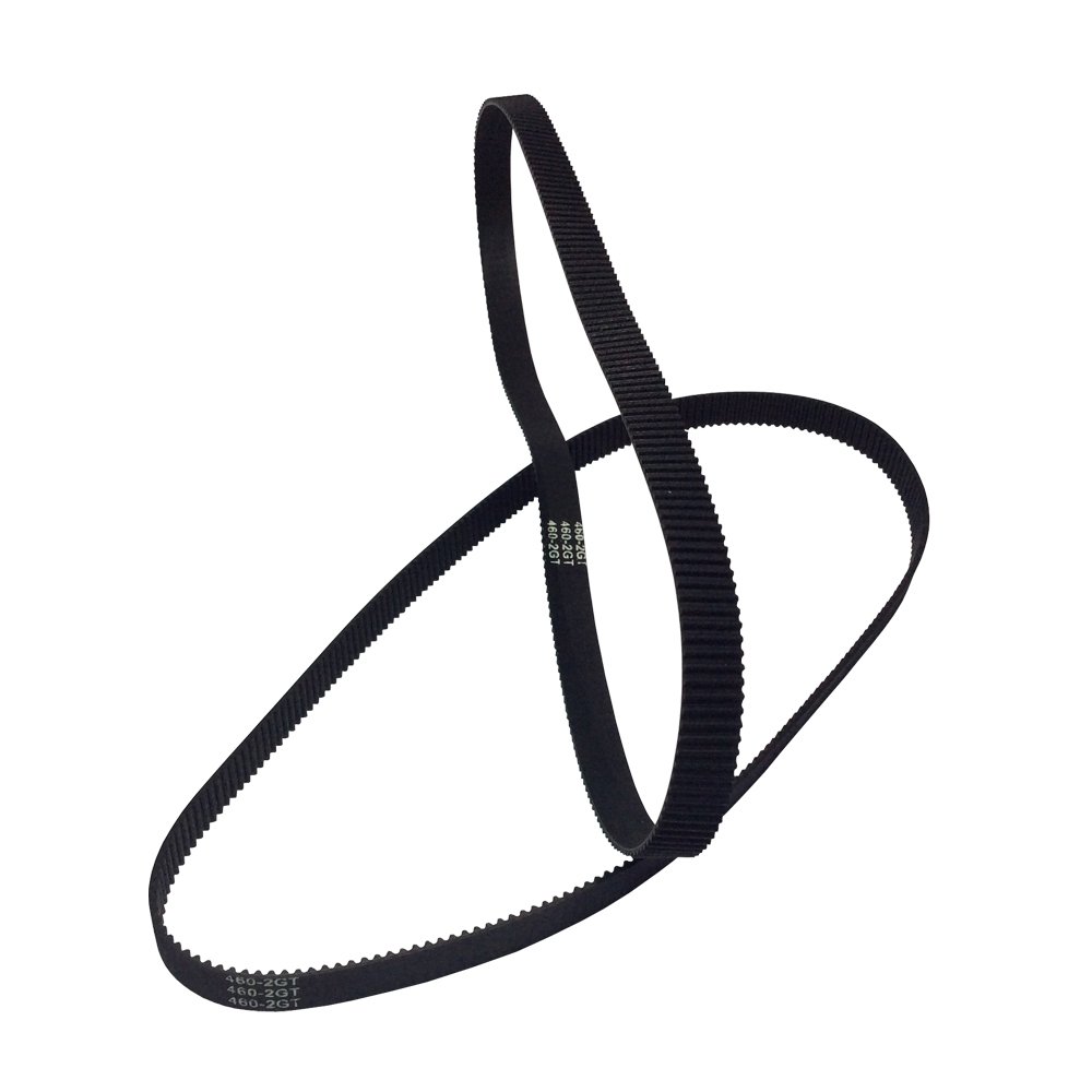 Pack of 2pcs 2GT Industrial Timing Belt 430-2GT-9 in Closed Loop Length 430mm Width 9mm 215 Teeth GT2 Rubber Drive Belt