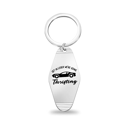CENWA Get in Loser We're Going Thrifting Keychain Thrift Lover