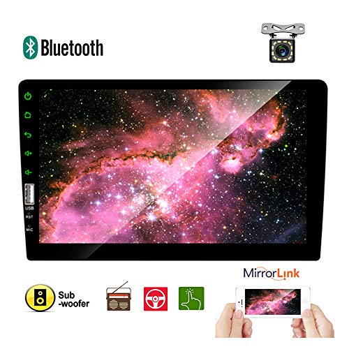 Double Din Car Stereo 9'' HD Touch Screen MP5 Player Bluetooth FM Auto