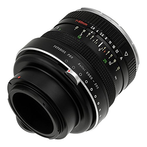 Image of Fotodiox Pro IRIS Lens Mount Adapter Compatible with Rollei 6000 Lenses to Canon EOS EF /EF-S Cameras