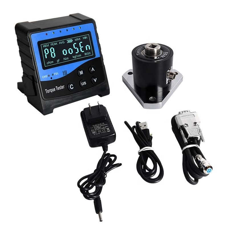 Digital Torque Meter Protable Wrench Tester 220-2200Nm for Calibrate Load Cell and Tighten Force (ANSJ-50)