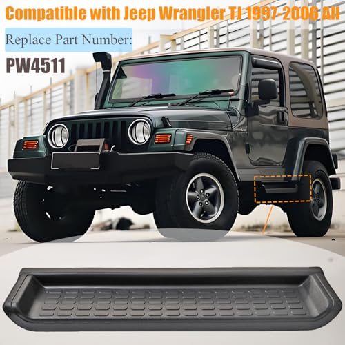 Estribos laterales para Jeep Wrangler TJ 1997-2006 2 piezas miniatura 2