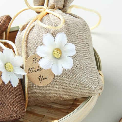 Sachet aromático floral para auto y hogar x4 miniatura 4