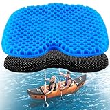 Xximuim Kayak Seat Cushion,Anti-Slip Waterproof Thicken Gel Boat Kayak Cushions Kayak Seat Pad Rowing Stadium Pad for Sit in Kayak Chair Lifetime Kayak Accessories Equipment Gear for Fishing Kayak