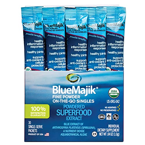 E3LIVE Blue Majik On-The-Go-Singles 30 Count 1 Gram
