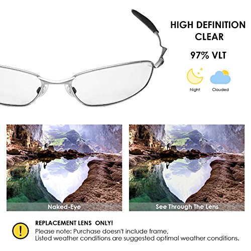 Image of BLAZERBUCK Anti-salt Polarized Replacement Lenses & Sock Kit for Oakley Whisker OO4141 Sunglass