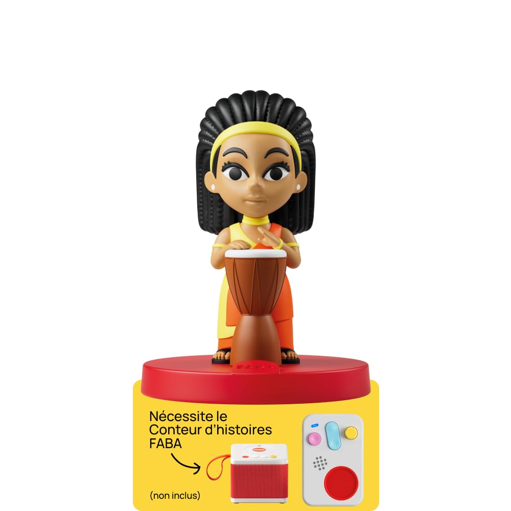 FABA Sound Character – African Music – Toy, Educational Content for Children 0+, French Version