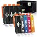 JARBO 5 Color Compatible Ink Cartridge Replacement for HP 564XL 1 Set+4 Black Used in HP Photosmart 5520 6520 7520 5510 6510 7510 7525 B8550 C6380 D7560 Premium C309A C410 Officejet 4620 Deskjet 3520