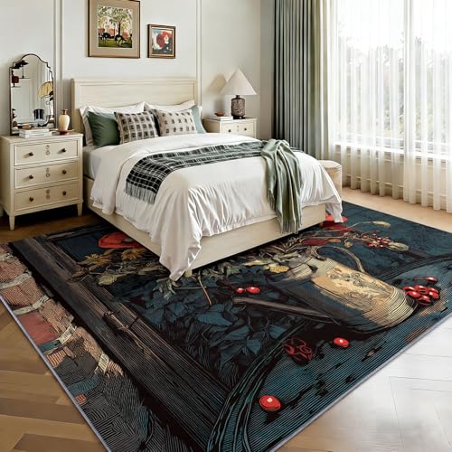 Tapis antidérapant doux résistant aux taches pour sécuriser le sol du salon - 6