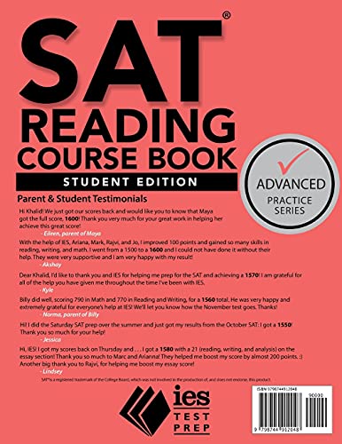 SAT Reading Course Book: Student Edition - Image 2