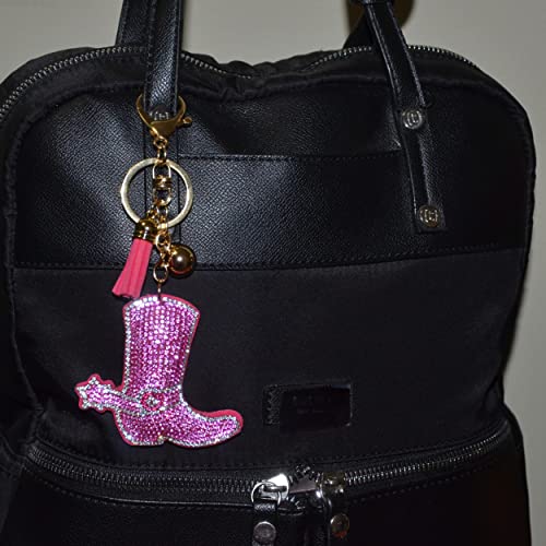 Popfizzy Crystal Keychains for Women and Girls, Bling Backpack Keyring, Bedazzled Purse Charms, Bag Charms, Handmade Gifts - Image 4