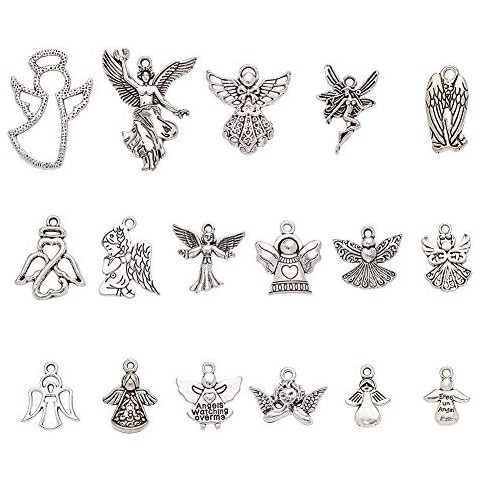 Colgantes de Aleación de Estilo Tibetano con Forma de Ángel Cover