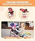 Bayer Chic 2000 - Puppenhochstuhl für Kinder von 3-8 Jahren, Hochstuhl für Puppen, Puppenmöbel, Puppenzubehör, Konfetti pink, 655-84