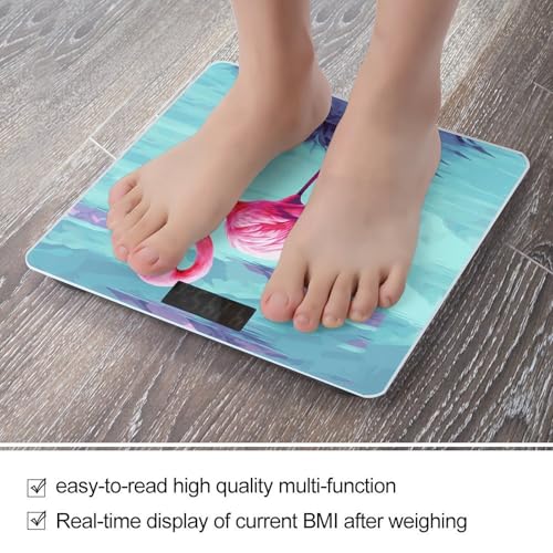 Báscula digital de baño con plataforma de vidrio templado miniatura 5
