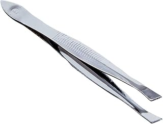 KKcare Pinça de sobrancelhas Pinça de aço inoxidável com alta precisão para remoção de pelos encravados