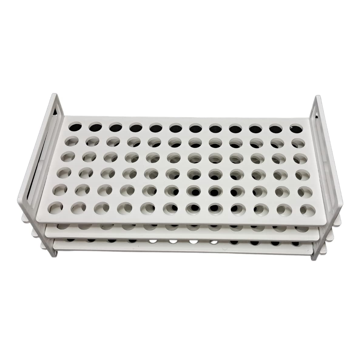 Test tube stand 3 TIER 13 mm x 72 Holes Polypropylene made Pack of 2 for chemLab-image-14