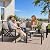 Patio Furniture Set, 6-piece Metal Sectional Furniture Sofa with Coffee Table, L Shaped Outdoor Couch with Olefin Cushion, Highback Frame, Outdoor Patio Conversation Sets for Balcony Backyard, Grey