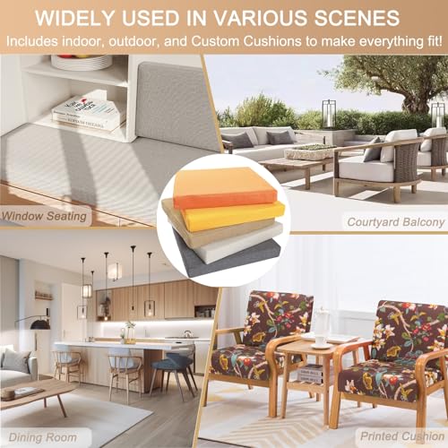 Coussin de banc inconfortable solution mousse 10 cm cuir imperméable