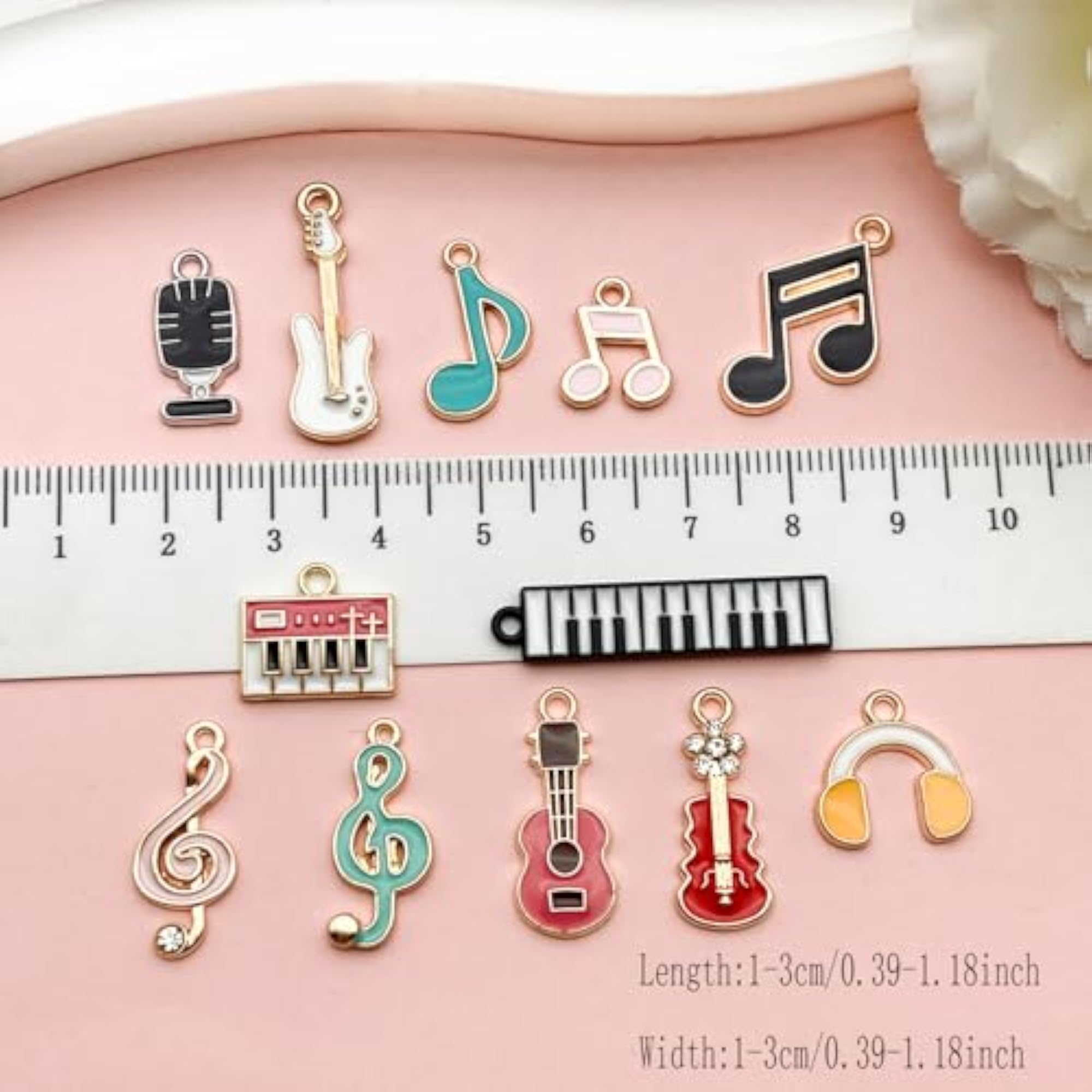 40 Pcs Rainbow Pride Charms Collection for DIY Jewelry Making