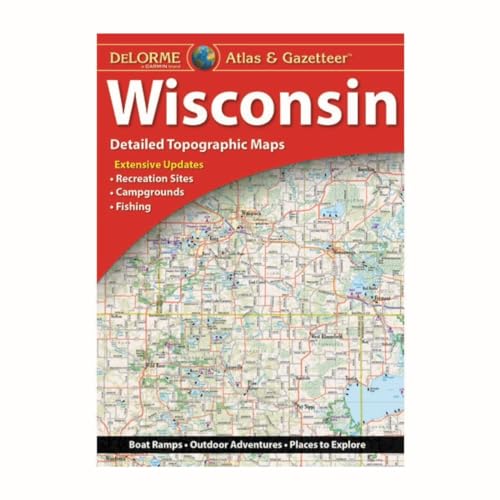 Delorme Atlas & Gazetteer Wisconsin 16e (Wisconsin Atlas and Gazetteer)