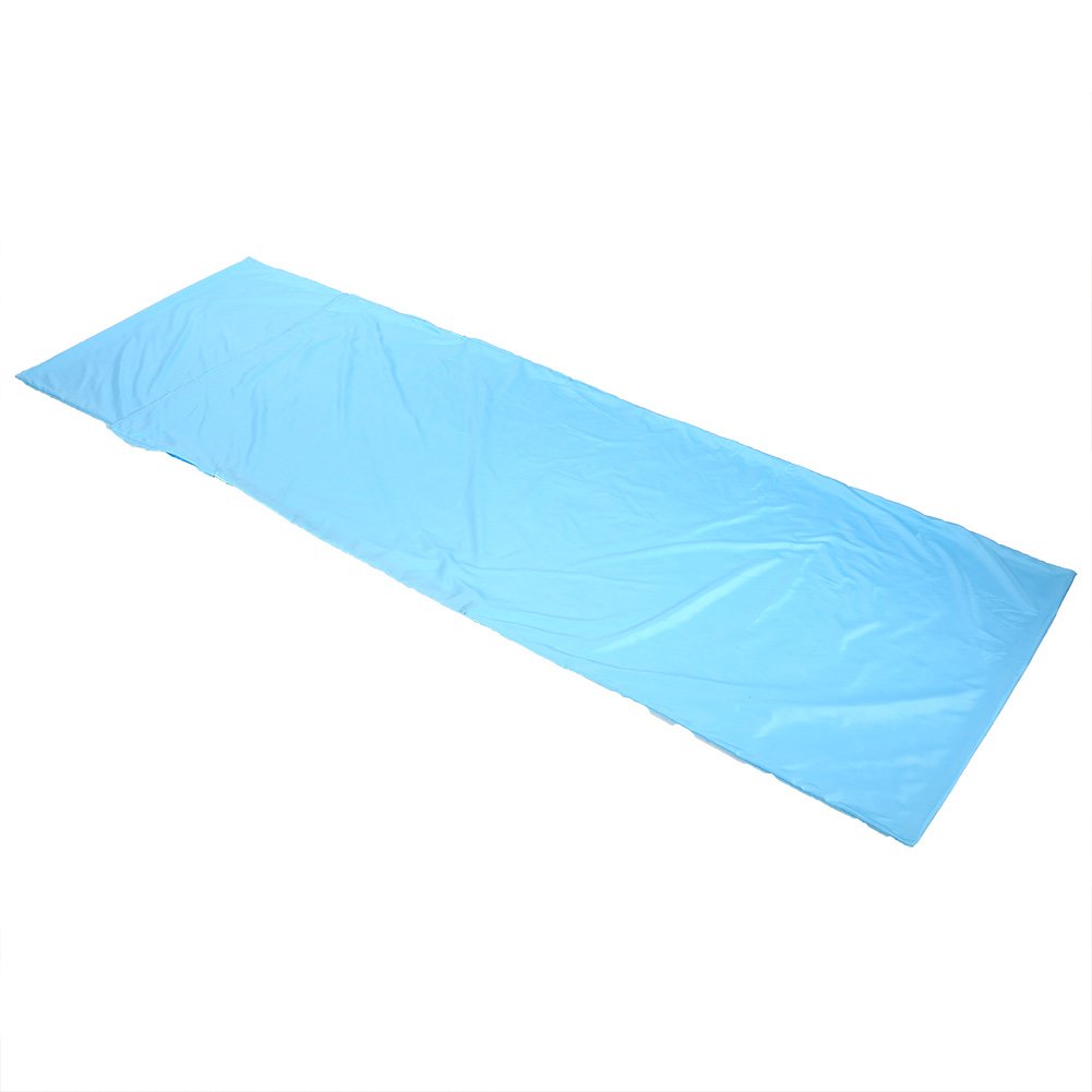 Aosiyp Outdoor Portable Envelope Sleeping Bag Liner Thermal Carry Camping Hiking Sheet Sack(Blue)