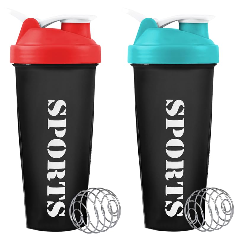 Zyro Combo 2 pcs Gym shaker,Shaker for protein shake Leak Proof, Food Grade,Bpa Free,Sports,Yoga,Gym,BCAA perfect for Gym & Supplements 650 ml gym Shaker (Pack of 2,BlackRed,BlackBgGreen,Plastic)-image-26